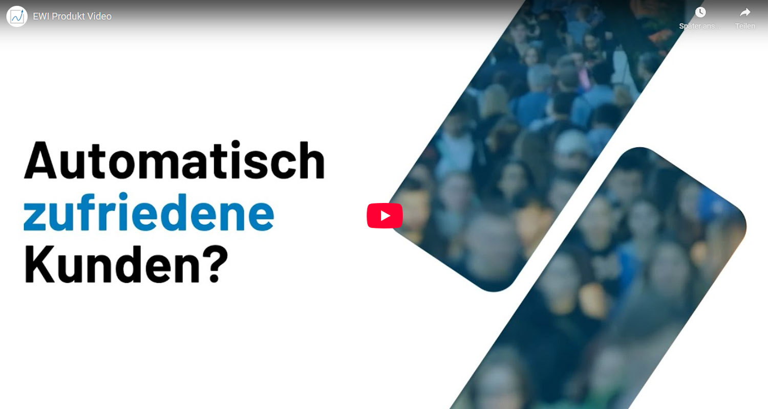 Mit EWI (Early Warning Indicators) erkennen Sie CX-, Qualitäts- oder Service-Abweichungen automatisch.